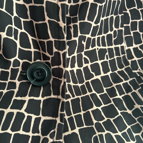 Y2K Relativity Black and Brown Trench Coat M - Picture 17 of 17